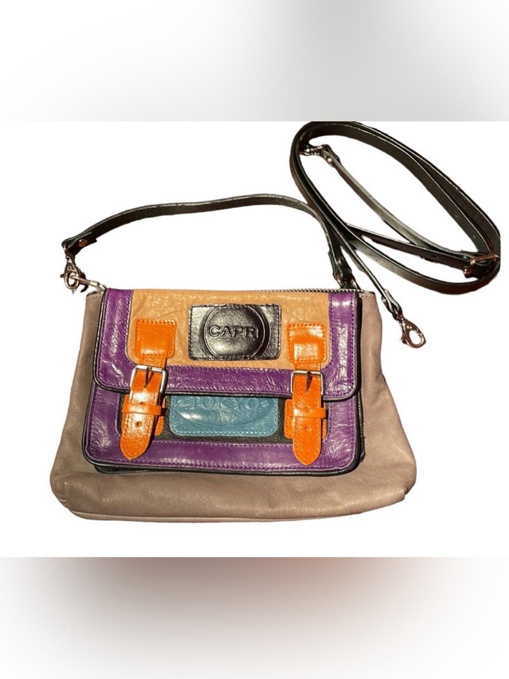 BARBARA RIHL small French leather handbag, Never used